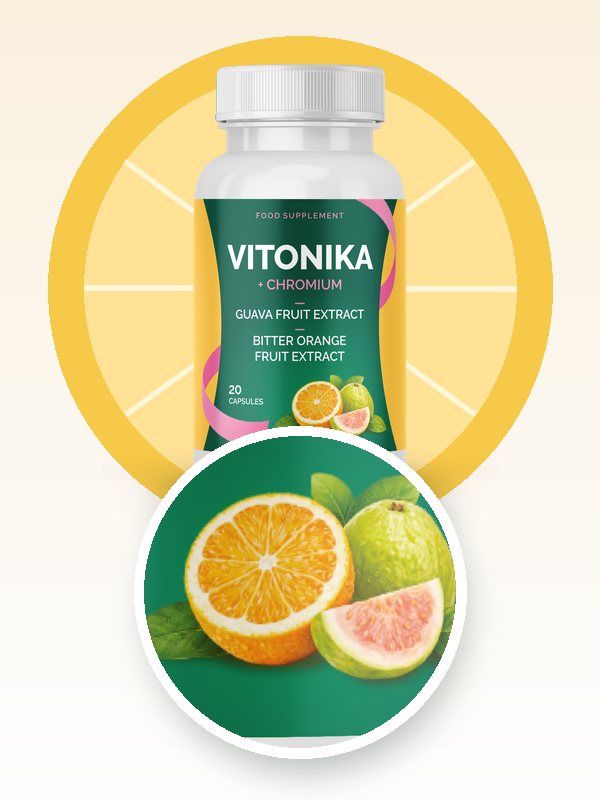 Гърбът на кутията Vitonika със състава