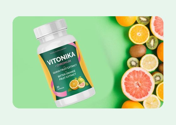 Vitonika tégely citrusfélék között