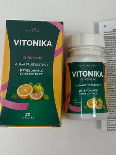 Škatla in plastenka Vitonika z navodili